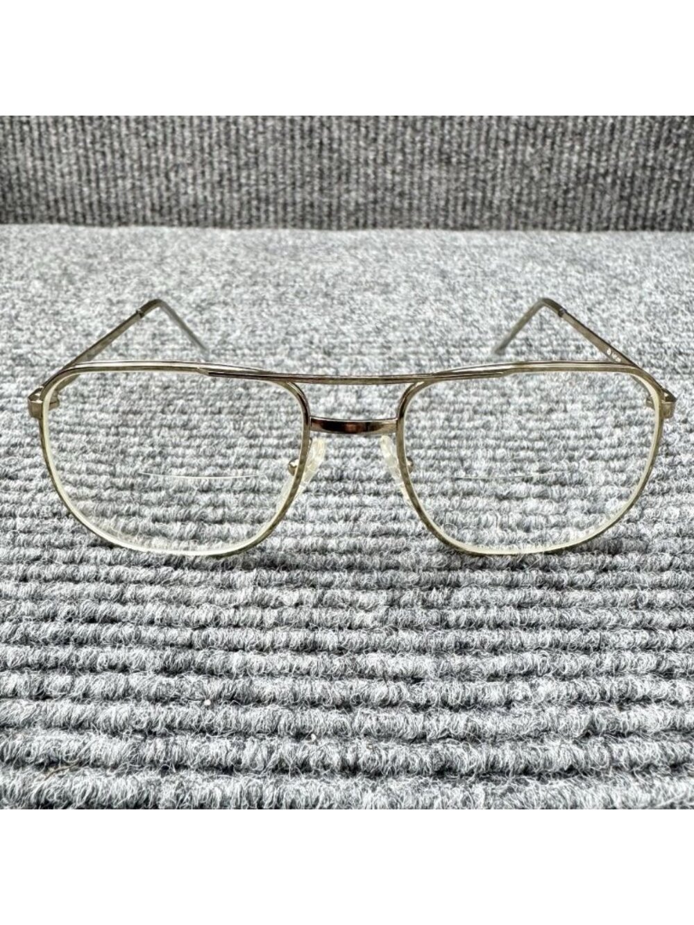 Art Craft USA Gold Metal Aviator Glasses Eyeglasses FRAMES ONLY 55 18 145